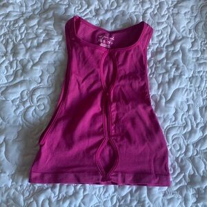 Pink Crop top